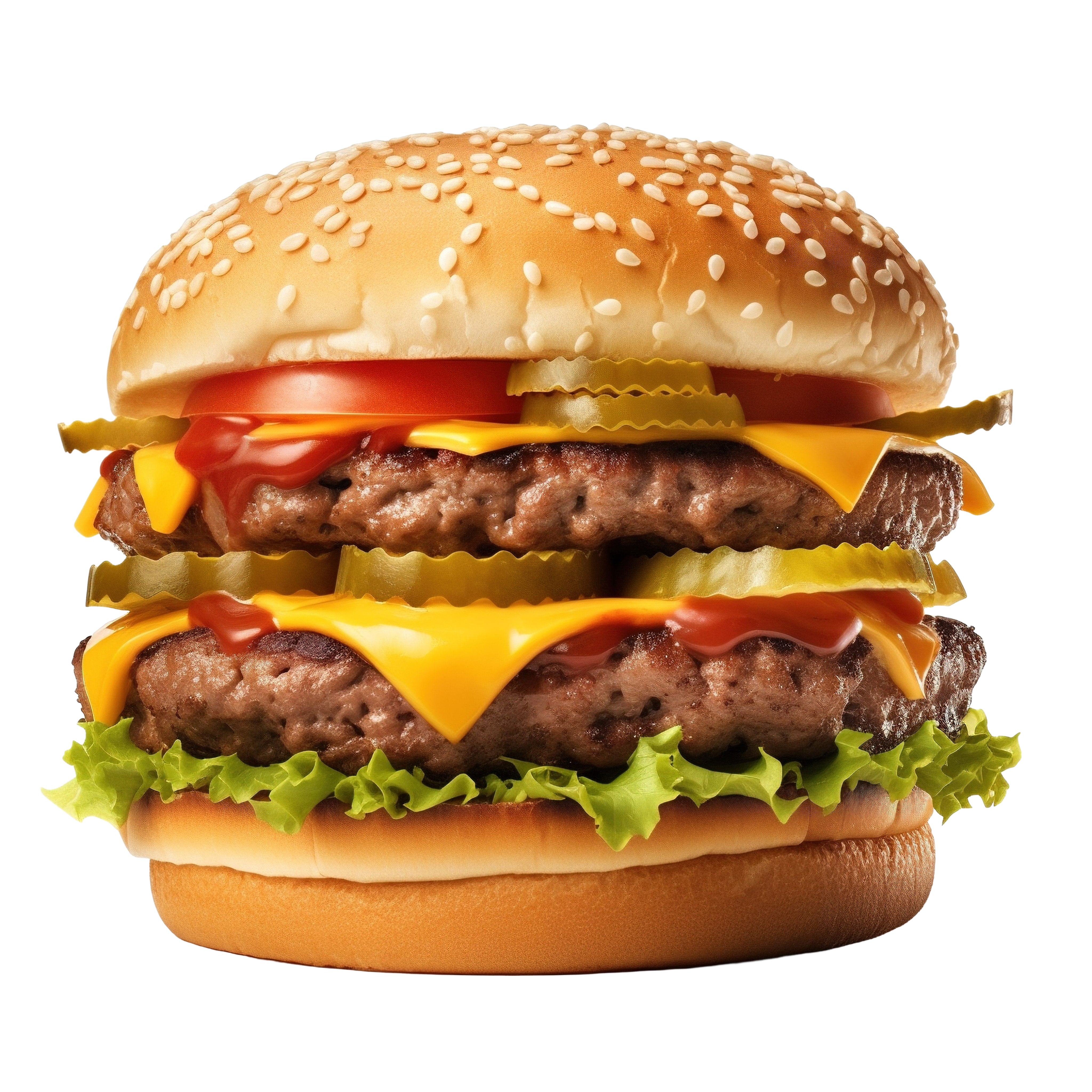 double cheese burger